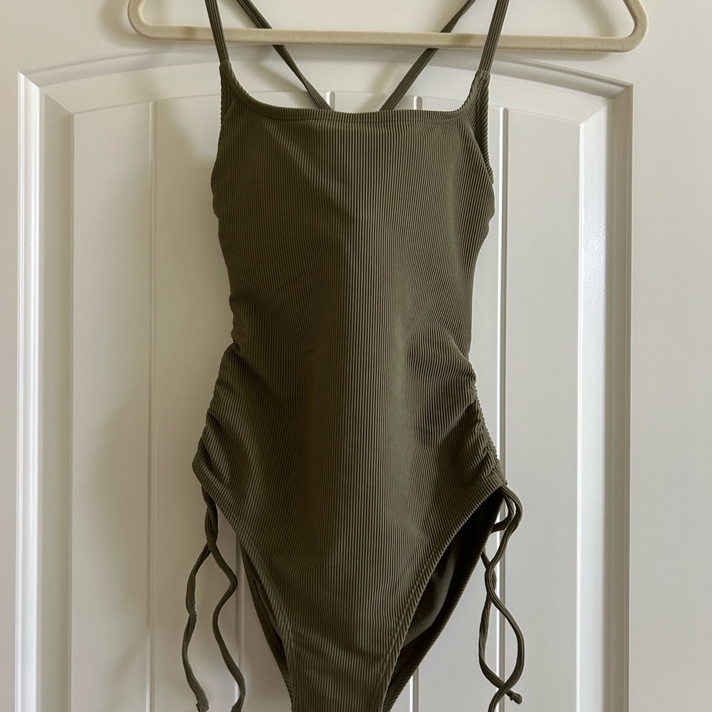 One piece cut out swimsuit